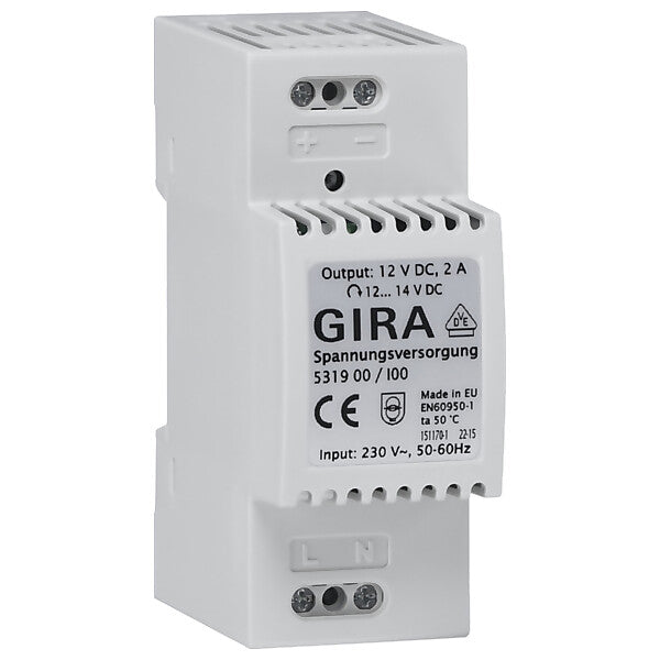 Gira Spannungsversorgung 12V DC 2A REG 531900